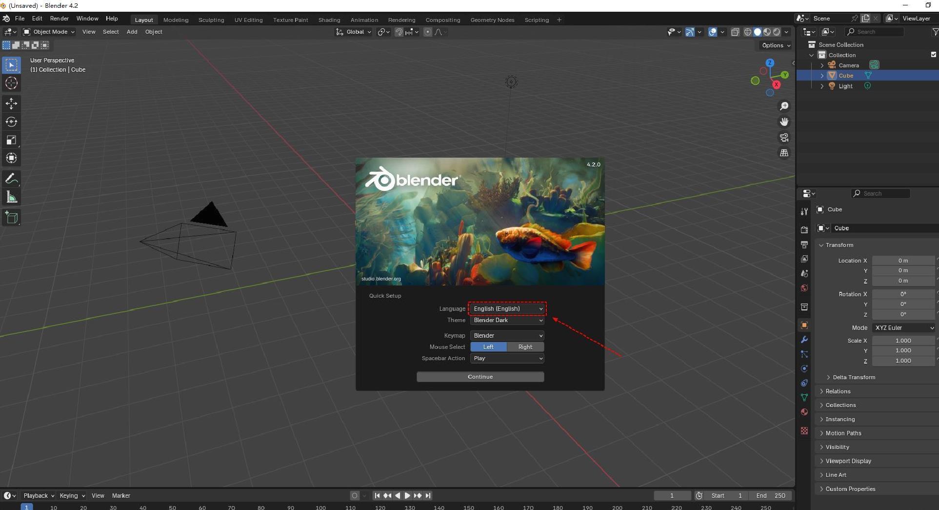 Blender中文设置教程：轻松切换界面语言